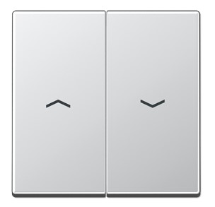 A595PAL Clapa intrerupator jaluzele, 2 clape, aluminiu Acreation