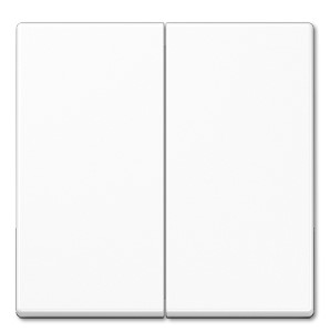A595WW Clapa buton/intrerupator dublu, alba Acreation