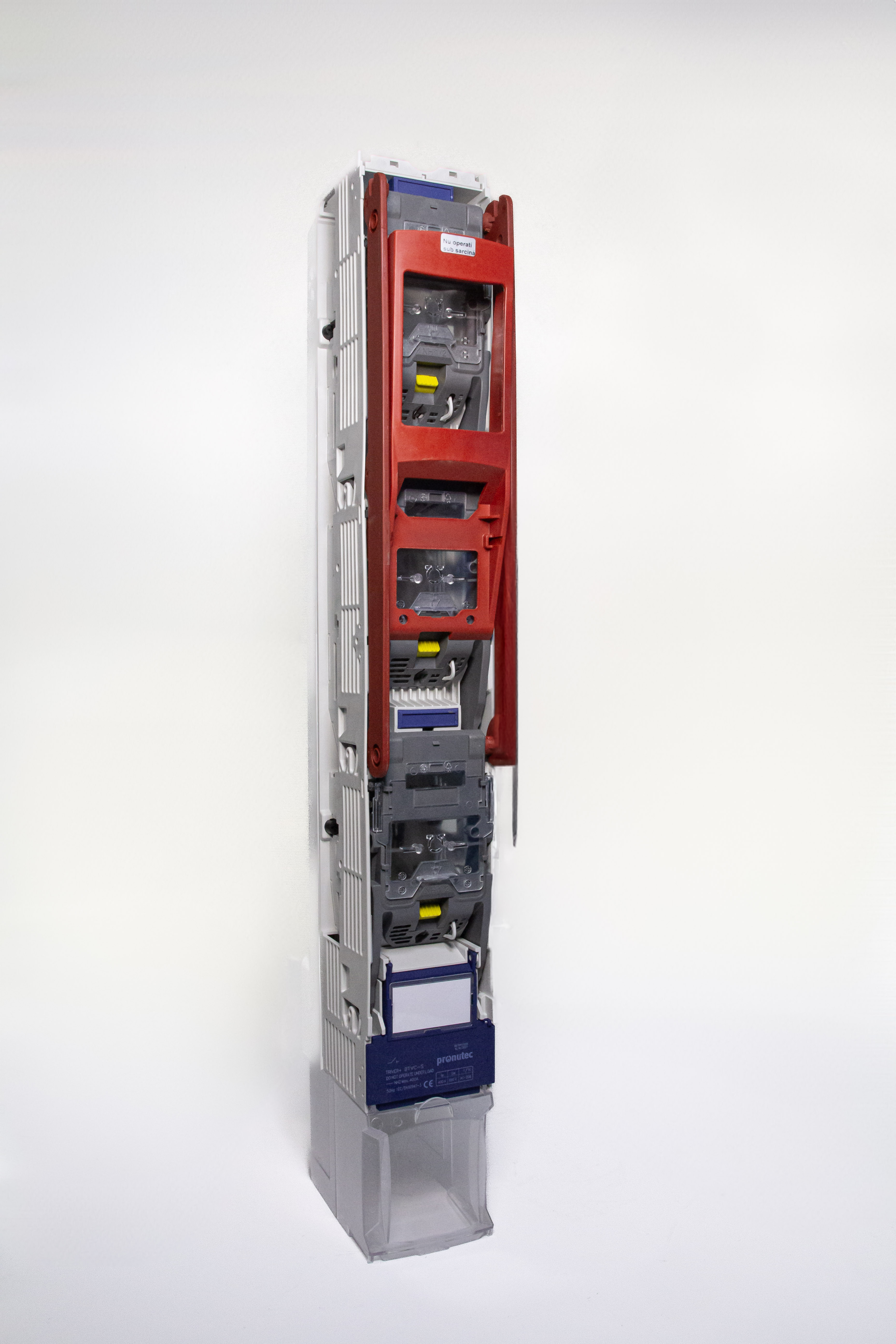 Baza verticala BTVC-DT1 NH2 TER-V TC ROSU 400A deconectare 3P 