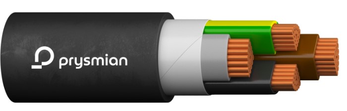 Cablu E-YY-J 3x2.5 RE 0.6/1 kV drum