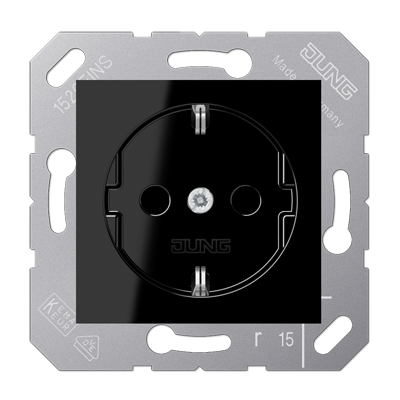 CD5120BFSW Priza Schuko 16 А, negru