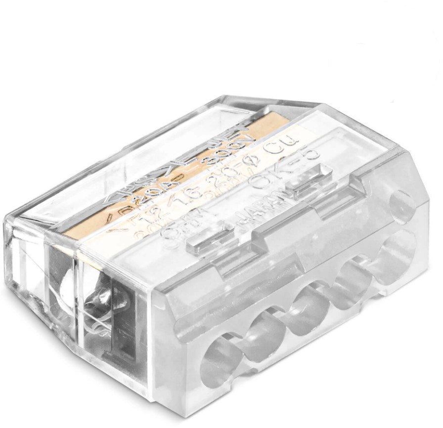 Conector compact p/u 5 conductori 0,75-4mm2 gri SCP5 (50buc/pach)