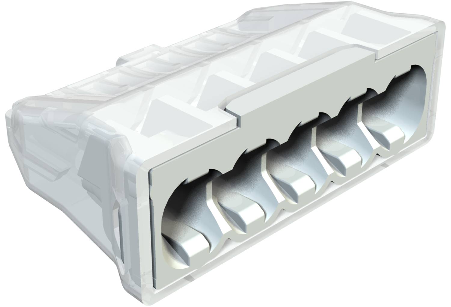 Conector compact transparent 2273-205 (100 buc/cut)
