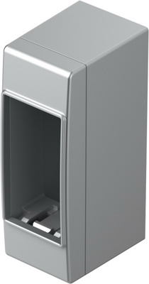 Cutie aparenta argintiu 1mod IP20(AC11ES-U)