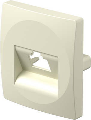 EKON Fatada ivory p/u suport1*RJ45(PE20IW-U)