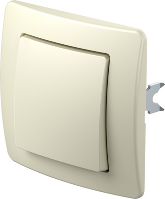 EKON Intrerupator cap cruce ivory (SE70IW-B)