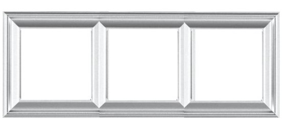 EPD483AL Rama decor ECO profi design 3 locuri, aluminiu
