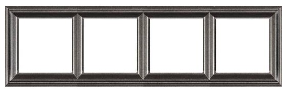 EPD484AN Rama decor ECO profi design 4 locuri, antracit