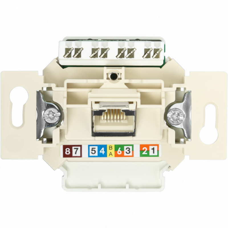 EPUAE8UPOK6US Priza Internet cat 6, 1 terminal