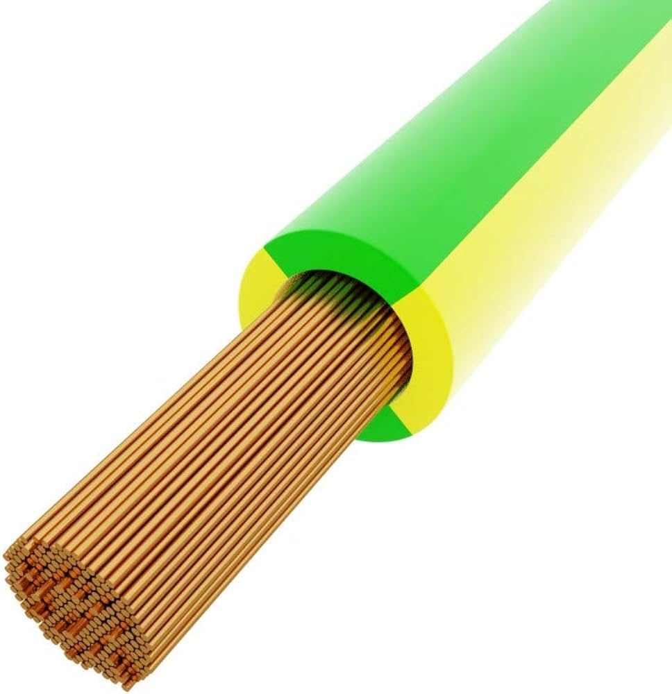 H07V-K 1x25 mm2 (ye/gr)пв3 FIR/drum (P)