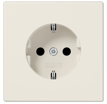 LS1520KI Priza Schuko 16 А, cu protectie copii, bej