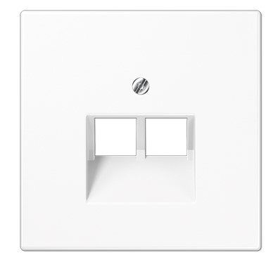LS969-2UAWW  Capac priza internet dubla, alb