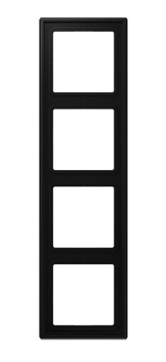 LS984SWM Rama decor 4 locuri, negru mat