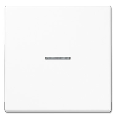 LS990KO5WW Clapa intrerupator simplu cu indicator, alb