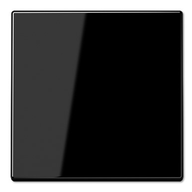 LS990SW Clapa intrerupator/buton simplu, negru