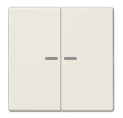 LS995KO5 Clapa intrerupator dublu cu indicator, bej