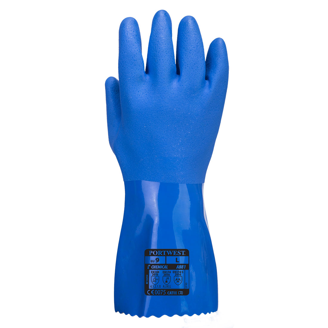 Перчатки Portwest Marine Ultra из ПВХ, устойчивы к химикатам
