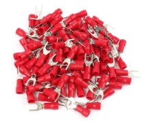 Papuc furca 1,5-2,5 mm2 M5 ROSU (100 buc)