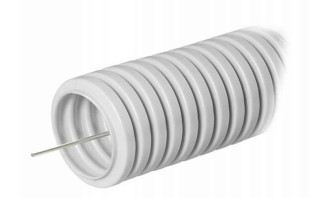 Tub flexibil 750N gri diam. 25 ex wire