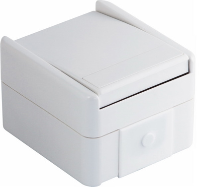 IP44 Intrerupator cap cruce alb-mat  exterior (SF70PW-U)