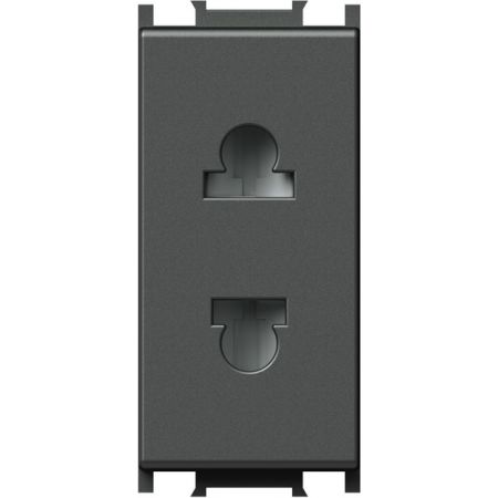 Розетка евро/американская + KS 2P 16A 250В~