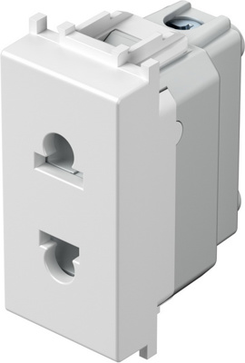 Розетка евро/американская + KS 2P 16A 250В~