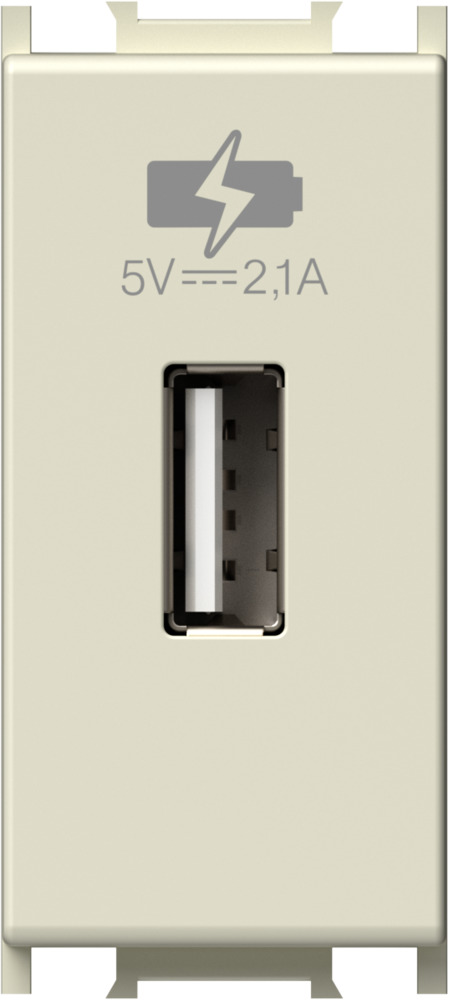 Priza USB 5V 2.1A 1M ivory(EM66IW-U)
