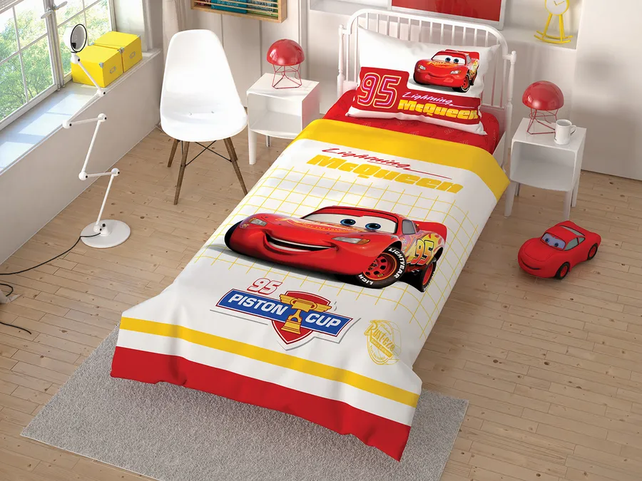 Детский комплект постельного белья Disney для 1,5 человек - TAC CARS