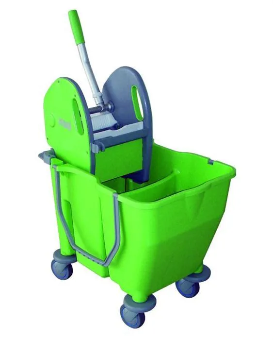 Professional - Găleată cu roțile și storcător 2х15 L - SECC00037