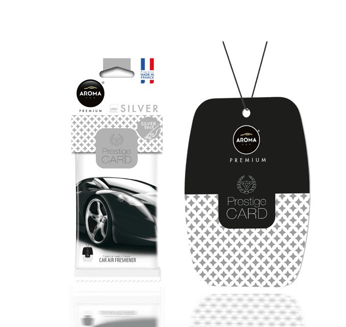 Aroma car Prestige card (silver) aromatizator auto