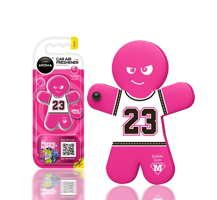 Aroma car Manny Bubble gum aromatizator auto