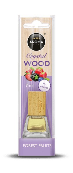 Aroma car crystal wood (forest-fruits) aromatizator auto 