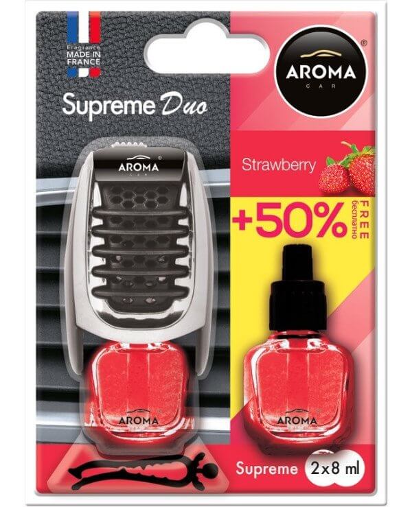 Aroma car supreme Duo (Strawberry) 2x7ml aromatizator auto