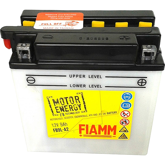 Fiamm - Moto 7904117-7904443 FB9L-A2 D (12V/9Ah) Baterie p-u motocicleta