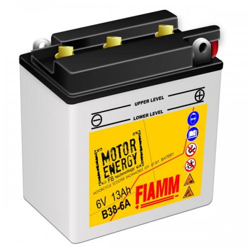 Fiamm - Moto 7904469-7904140 B38-6A D (6V/13Ah) Baterie p-u motocicleta