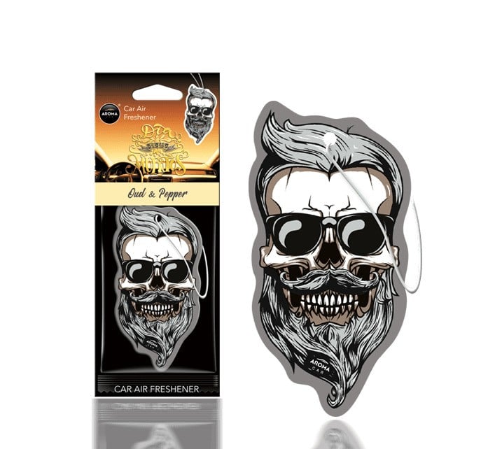 Aroma car Cellulose Tatoo (Oud Pepper Skull) ароматизатор 