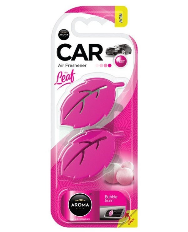 Aroma car leaf 3d mini (Bubble gum) aromatizator auto