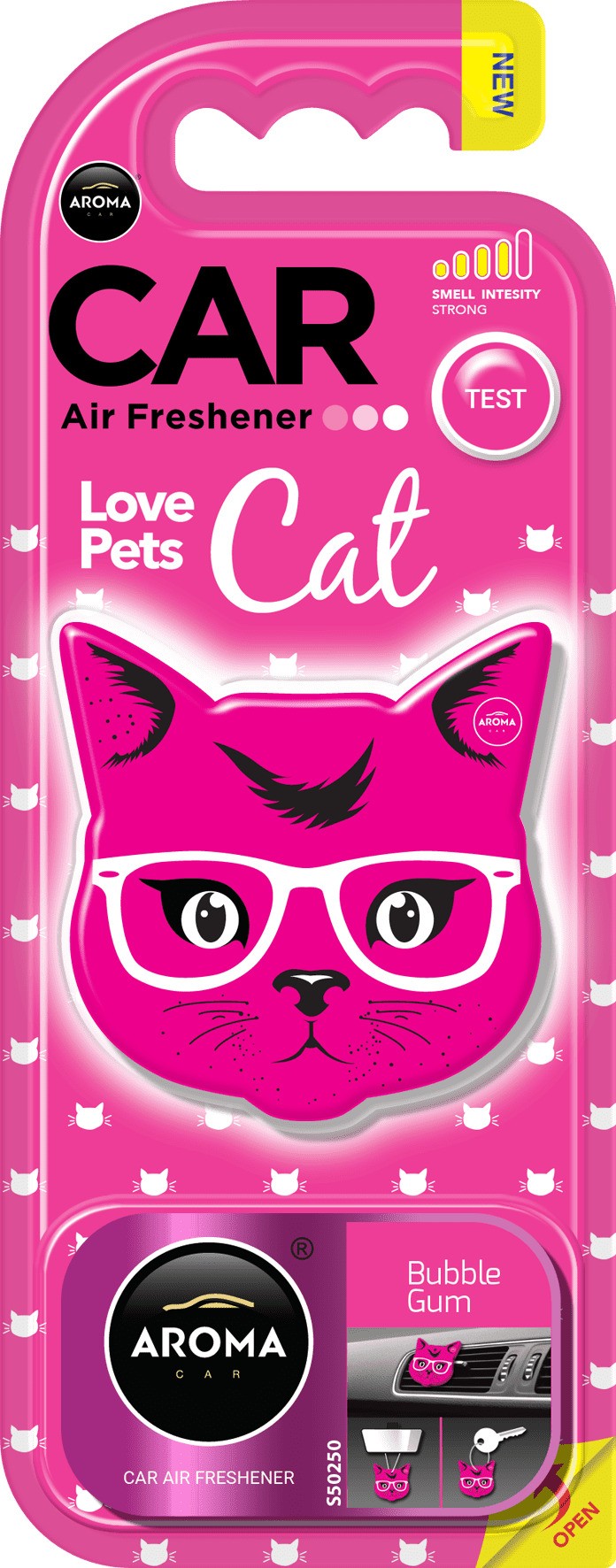 Aroma car polymers cat (Pink Blossom) aromatizator auto