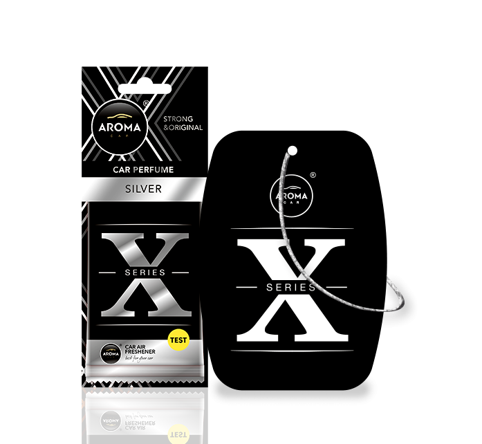Aroma car Cellulose X Series (silver) aromatizator auto