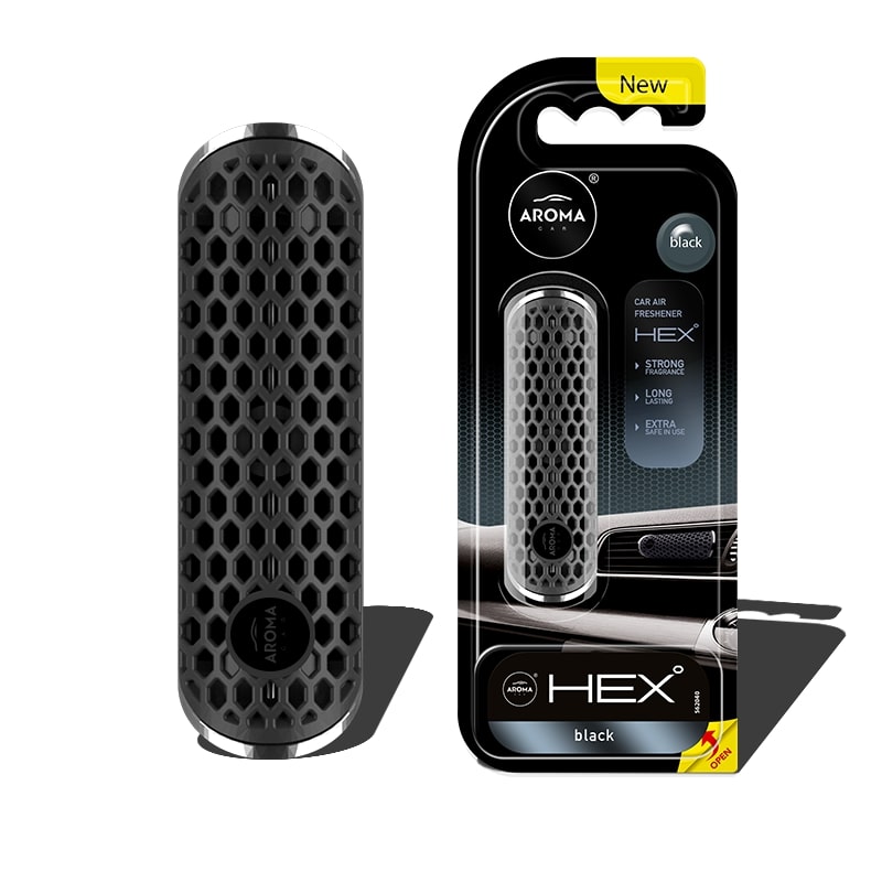 Aroma car hex  (Black) aromatizator auto