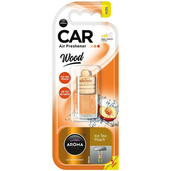 Aroma car Wood (IceTea Peach) 6ml.aromatizator auto