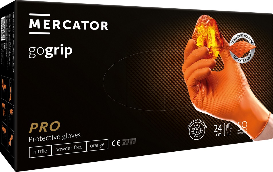 MER20337 Manusi nitril Mercator GoGrip XL orange (1buc)