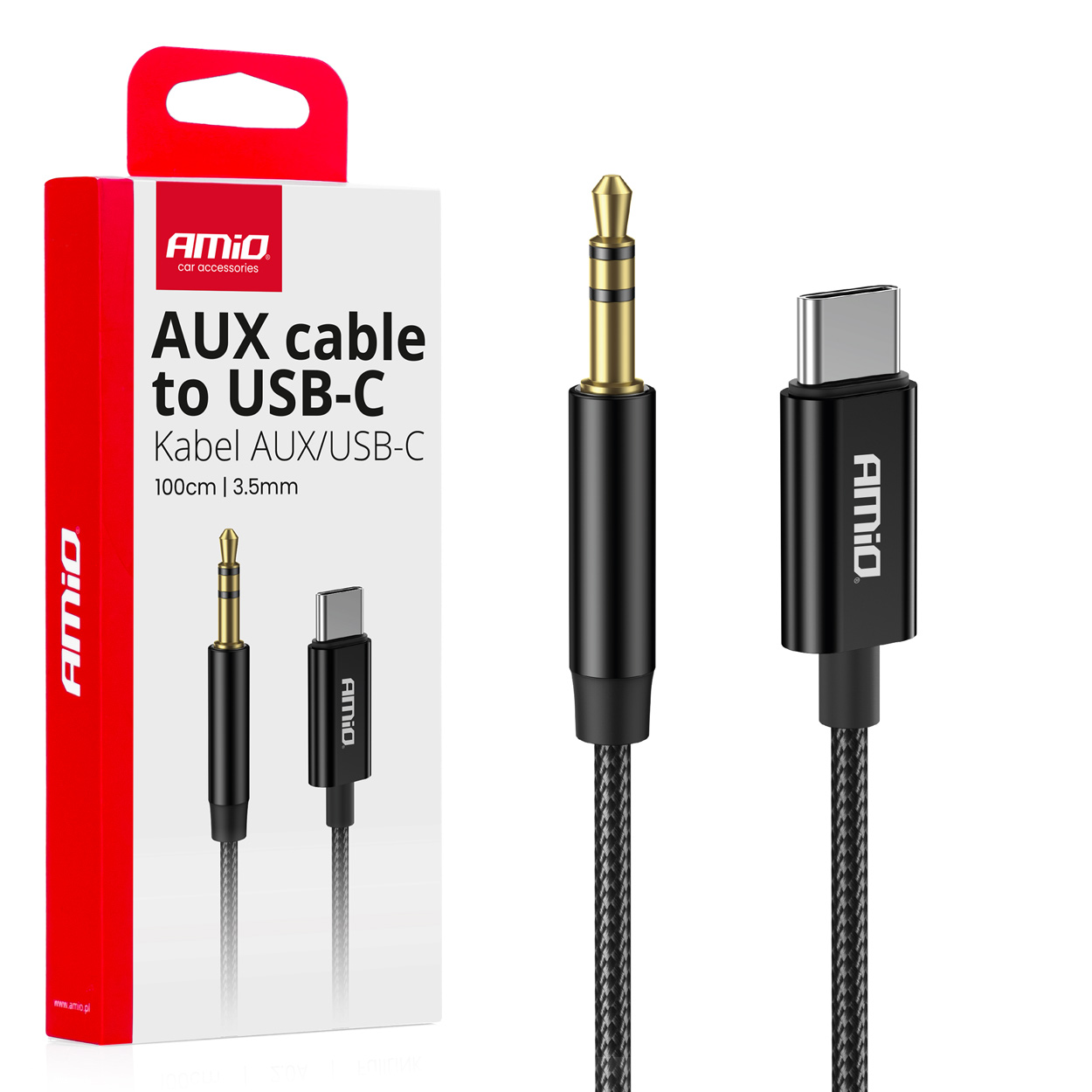 04294 Cablu audio mini USB-C TO AUX TYPE Mini Jack 3,5 mm, 1 m