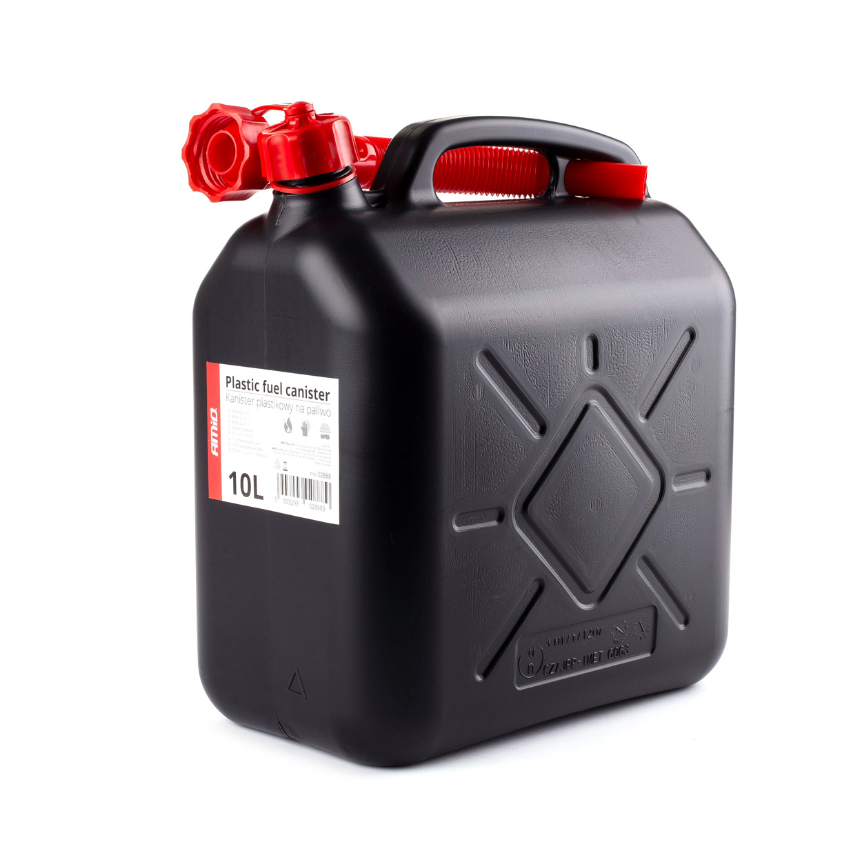 02888 Canistra de combustibil din plastic 10 lit black