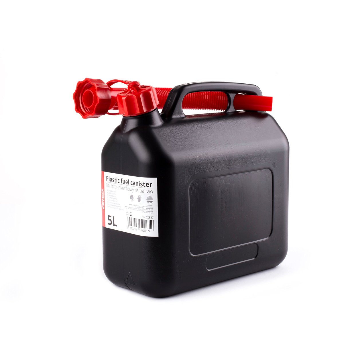 02887 Canistra de combustibil din plastic 5lit black