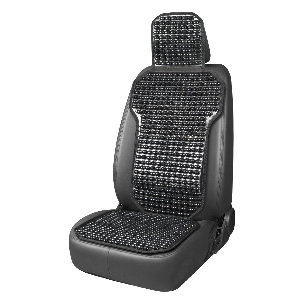 03650 Husa auto cu elemente din lemn GSM-12-Black 126x44cm