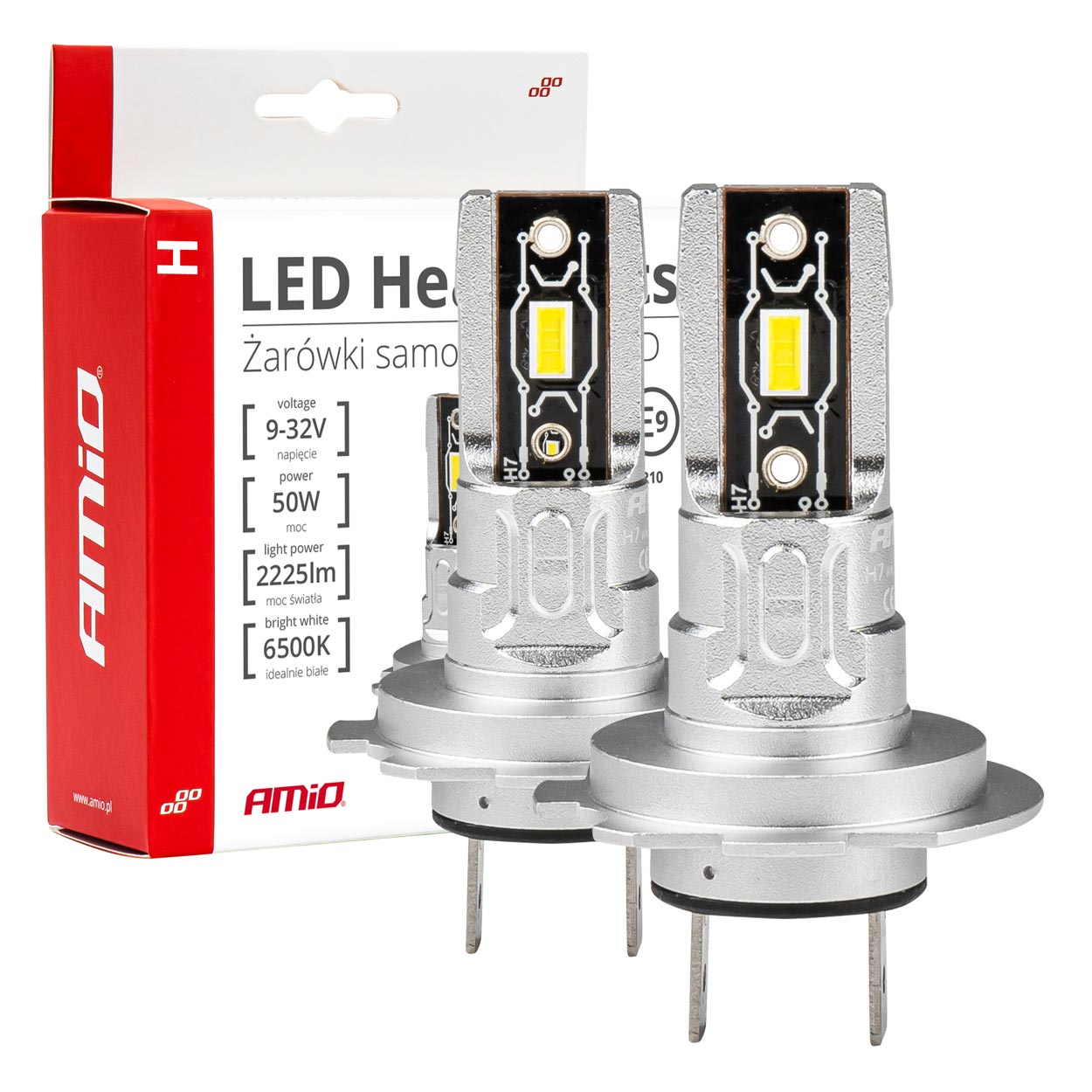 03332 Bec cu LED-uri auto seria H-mini H7 H18 6500K