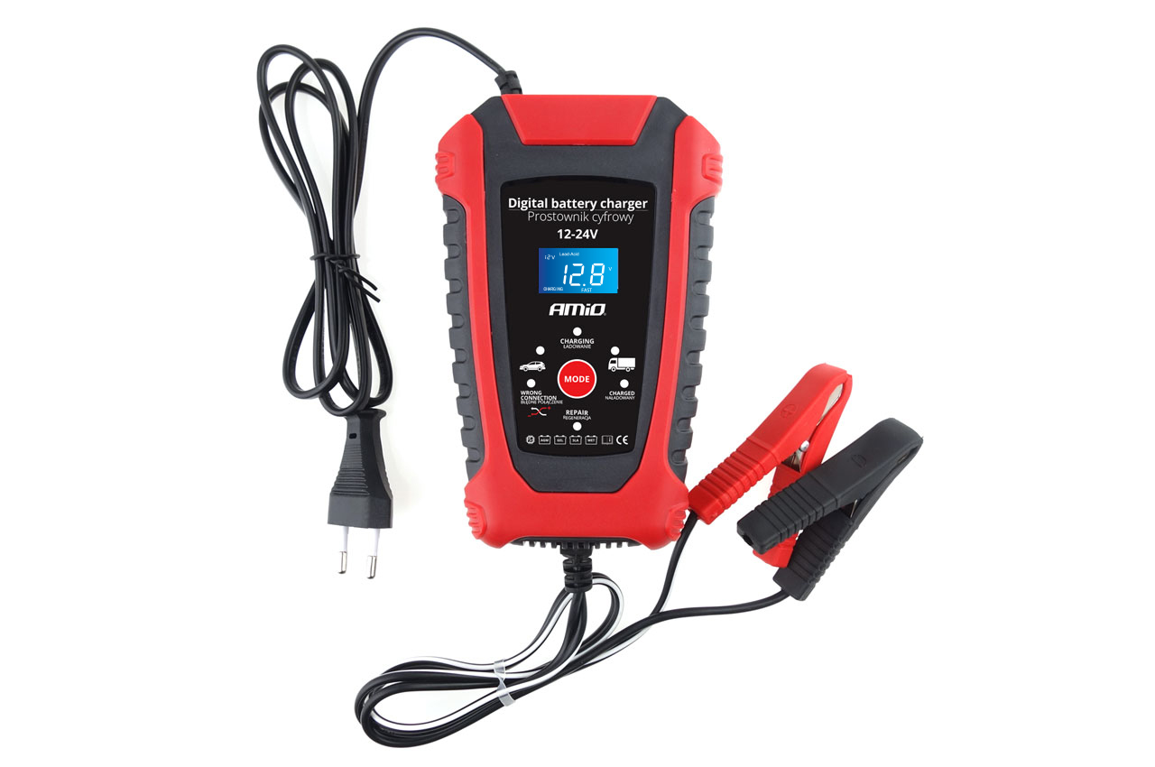 02403 Incarcator p/u baterie cu redresor digital 6V/12V-2A/6A DBC-02