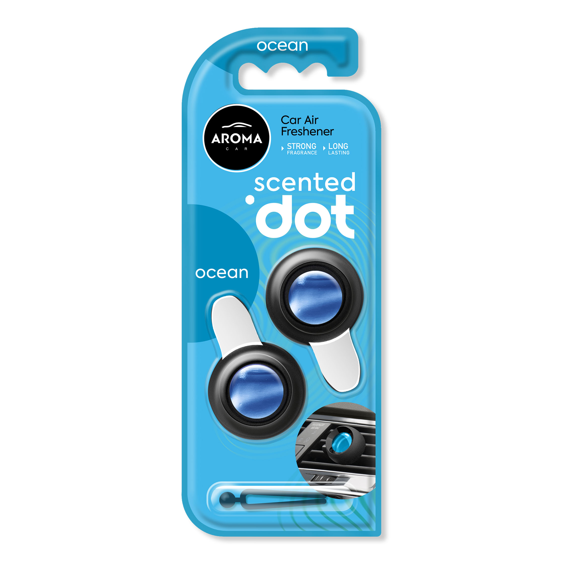 Aroma Car Membrana Double Dot (ocean) 14buc aromatizat