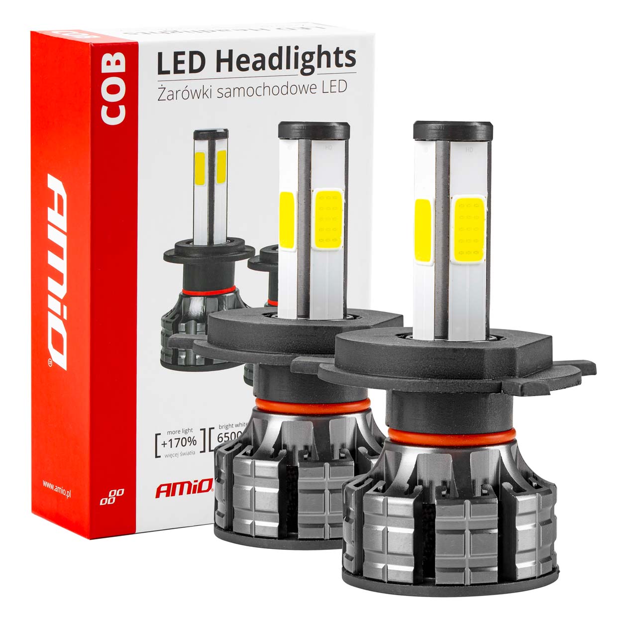 02843 Faruri LED COB 4 Side Seria H4 